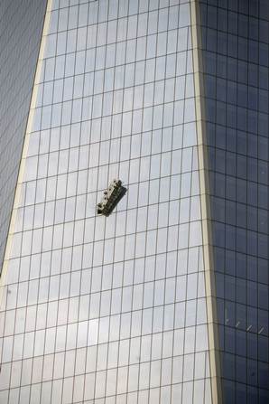 Rescate en el piso 69 del World Trade Center de Nueva York