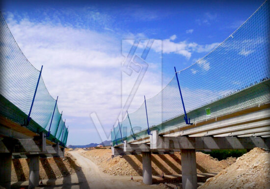 Visor-redes-de-seguridad-puentes-y-viaductos-autopista-a33