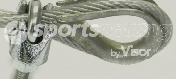 Visornets Sports Netting - Accesorios para redes deportivas (cables, cuerdas, mosquetones, ganchos de expansión, ganchos tipo s rabo de cerdo, cola de cerdo, eslabones, ganchos plásticos)